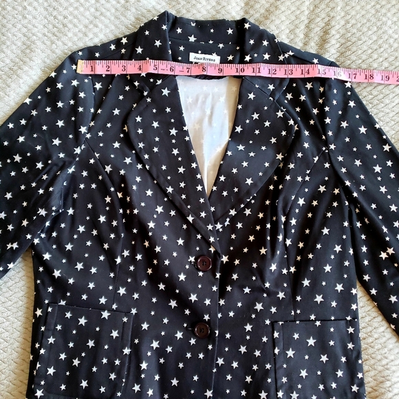 Vintage Star Semi Cropped Blazer Y2K Joan Rivers - Picture 12 of 15